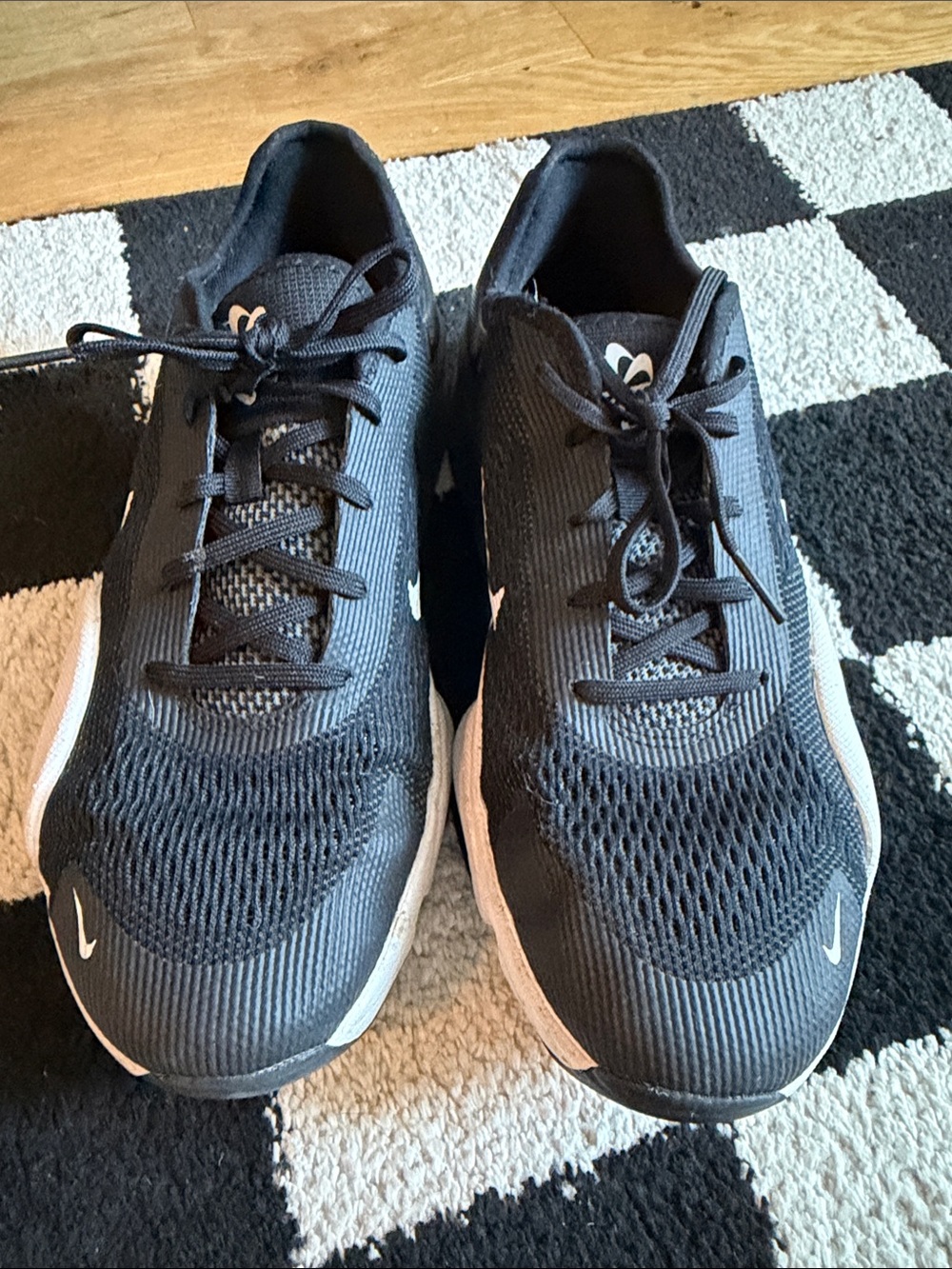 Nike women’s Black and White AirZoom Running Shoes